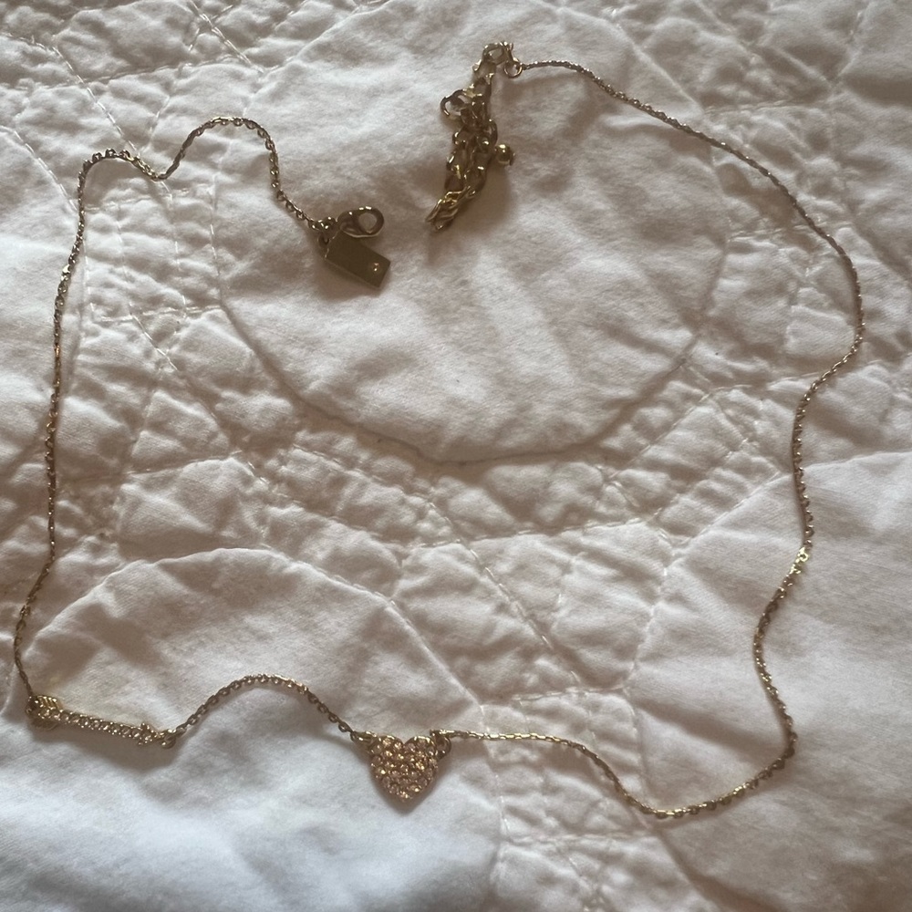 Kate Spade heart and arrow necklace